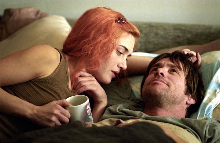 Kate Winslet and Jim Carrey in Eternal Sunshine Of The Spotless Mind