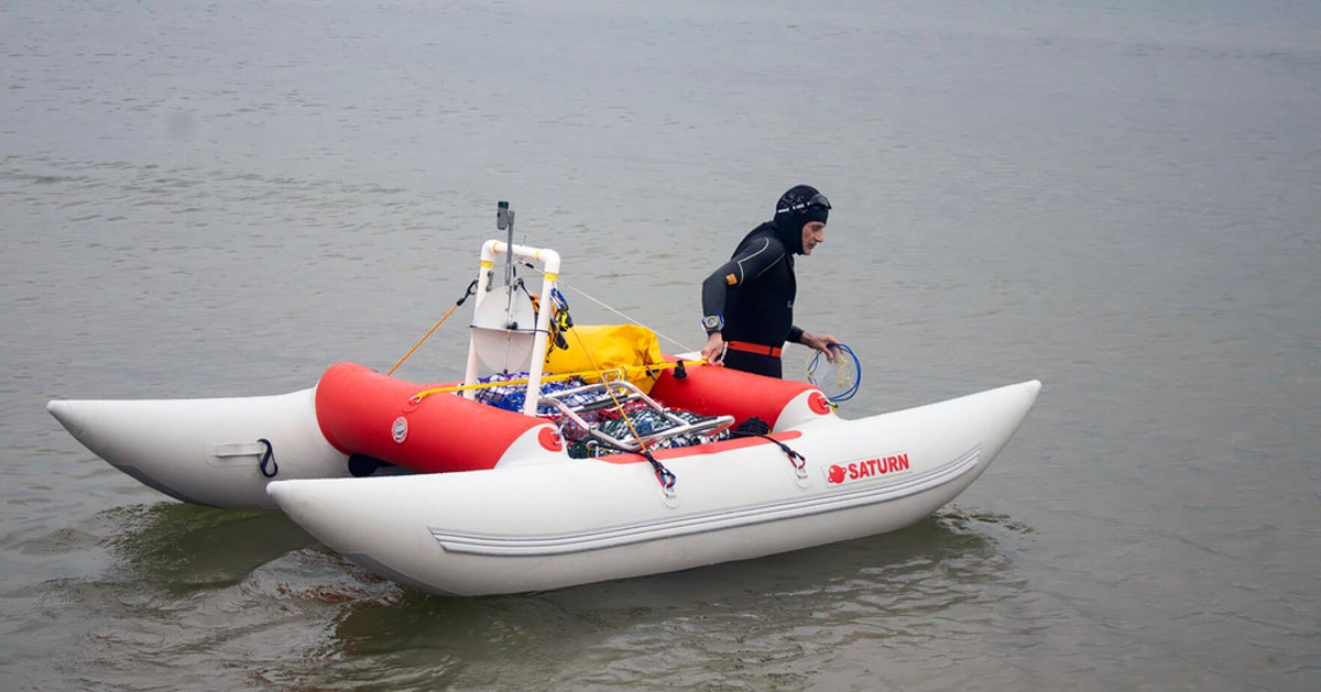 Man Known As The Shark Attempts Lake Michigan Swim