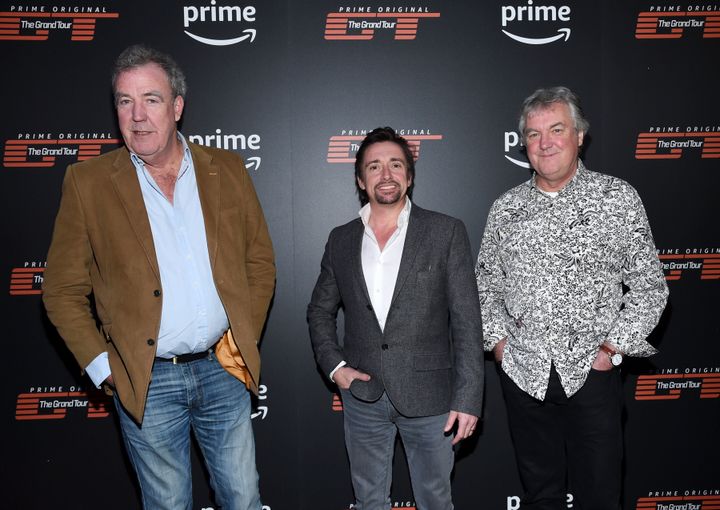 Jeremy Clarkson, Richard Hammond and James May in 2017