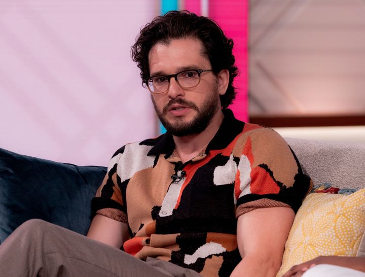 Kit Harington in the Lorraine studio on Tuesday morning