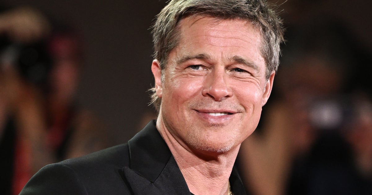 NextImg:Brad Pitt Goes Red Carpet Official With New Girlfriend Alongside George And Amal Clooney