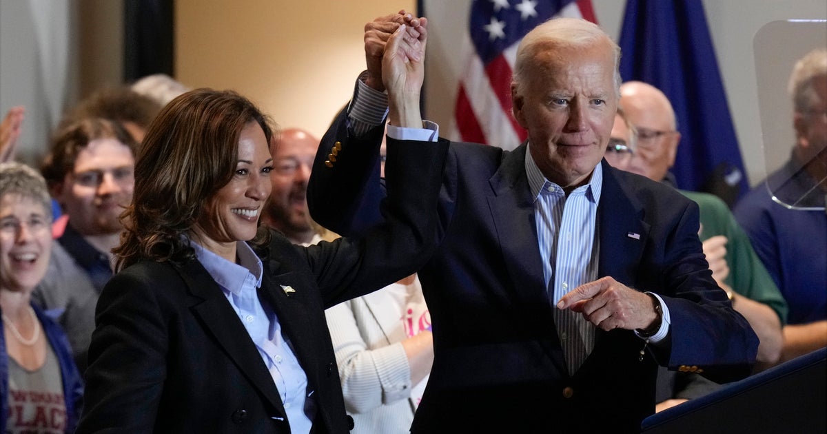 NextImg:Biden And Harris Both Cite The Economy As A Success — But Voters Believe Harris More