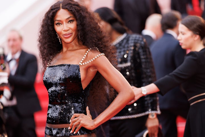 Naomi Campbell at the Cannes Film Festival earlier this year