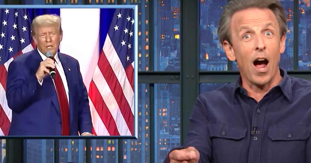 NextImg:Seth Meyers Spots Trump's New Claim That Proves He’s Just ‘Getting Weirder’
