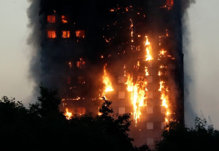 72 people were killed in the blaze.