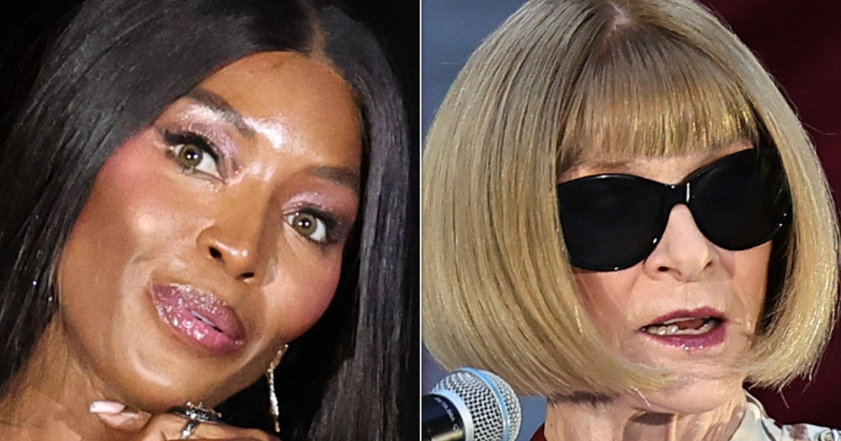 NextImg:Naomi Campbell And Vogue Boss Anna Wintour Exchange Barbs Onstage At Fashion Event