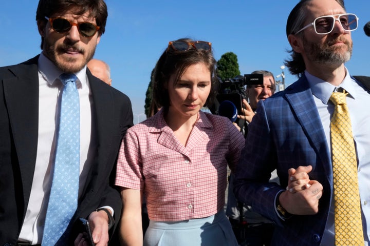 Amanda Knox returns to an Italian courtroom on June 5, 2024, for the first time in more than 12½ years to clear herself "once and for all" of a slander charge that stuck even after she was exonerated in the brutal 2007 murder of her British roommate in the idyllic hilltop town of Perugia.