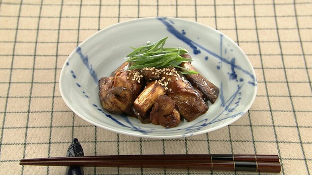 ナスのごまみそ焼き