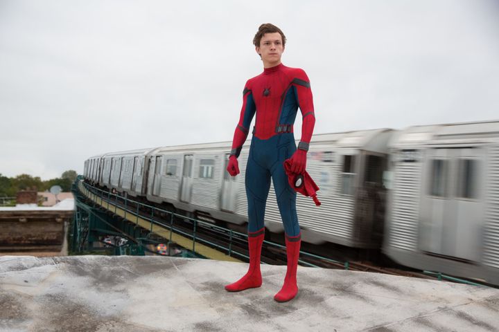 Tom Holland in Spider-Man: Homecoming.