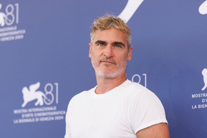 Joaquin Phoenix at the Venice Film Festival on Wednesday