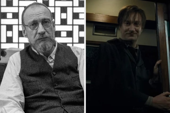 David Thewlis in Kaos (left) and Harry Potter (right)