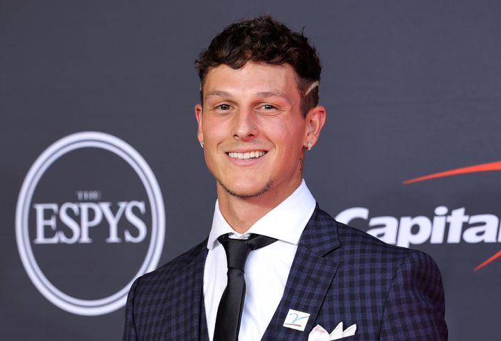 Nick Mayhugh attends the 2022 ESPYs at the Dolby Theatre in Hollywood.