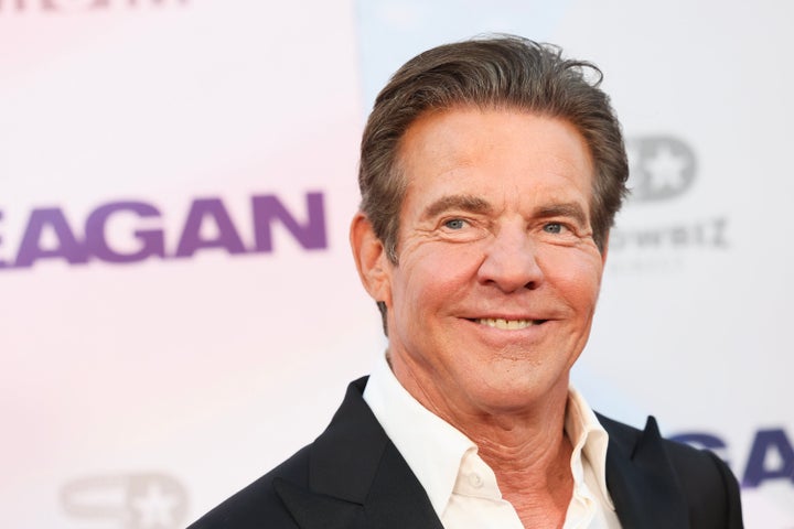 Dennis Quaid attends the August premiere of "Reagan." He defended his support for Donald Trump in a new interview.