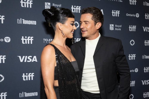 Katy Perry and Orlando Bloom, pictured at the Toronto International Film Festival on Thursday, give new meaning to clean living.
