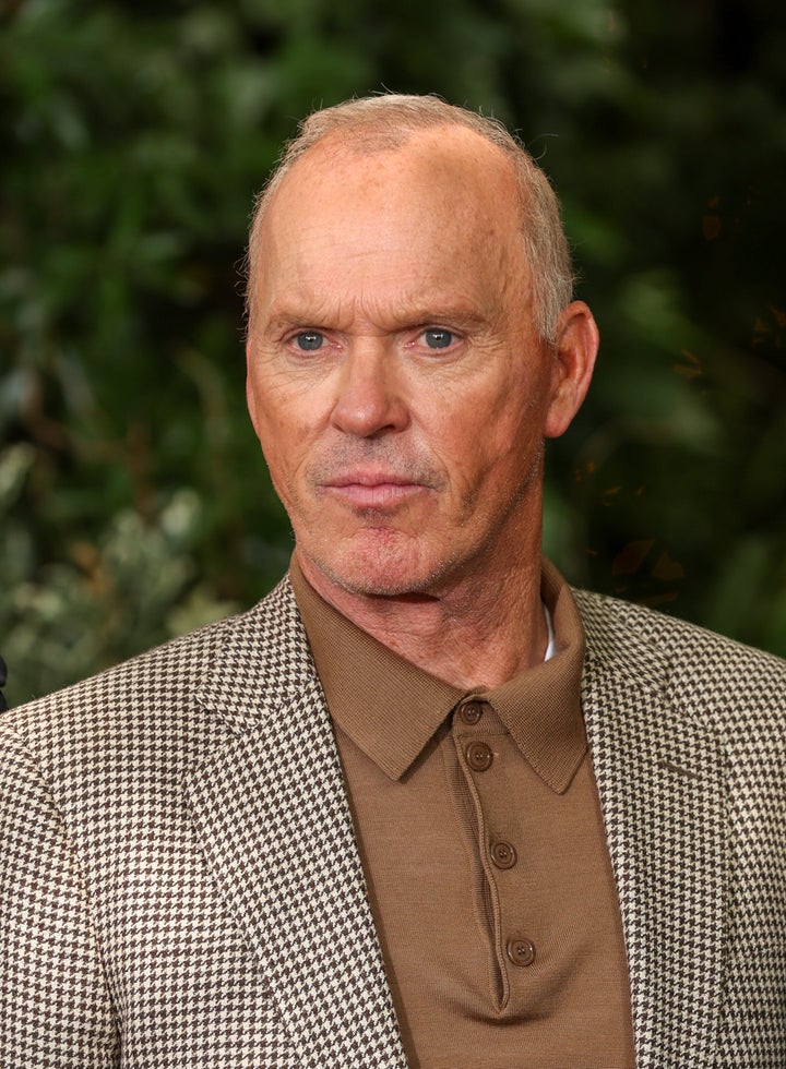 Michael Keaton at a press event for "Beetlejuice Beetlejuice."