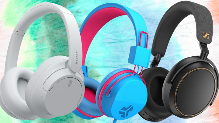 Sony noise-canceling Bluetooth headphones,JLab JBuddies and Sennheiser Momentum 4 wireless headphones