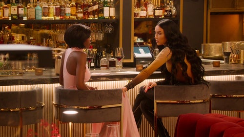 Chelsea Lazkani and Bre Tiesi in Netflix's "Selling Sunset" season 8.