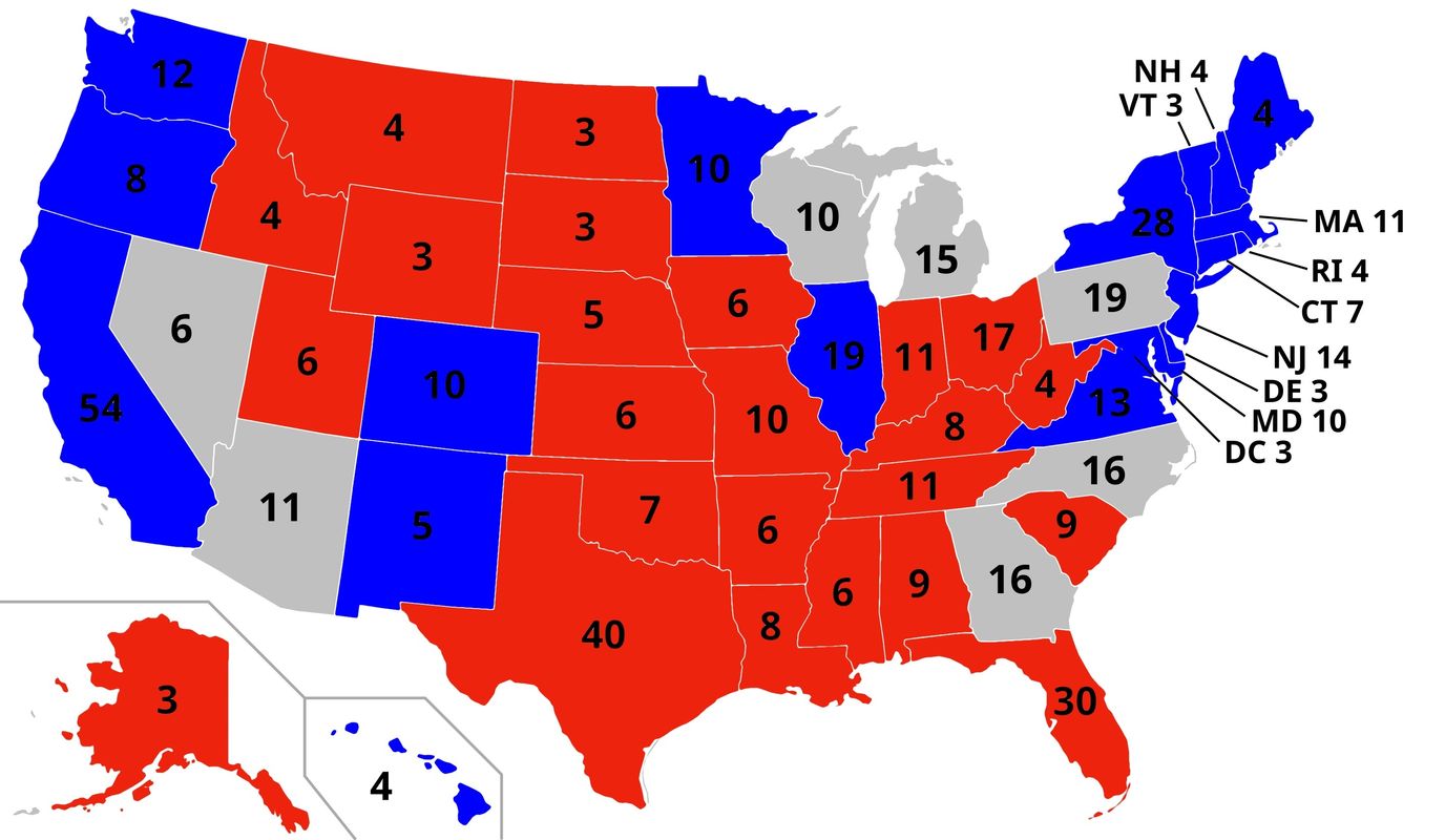 Electoral College projection