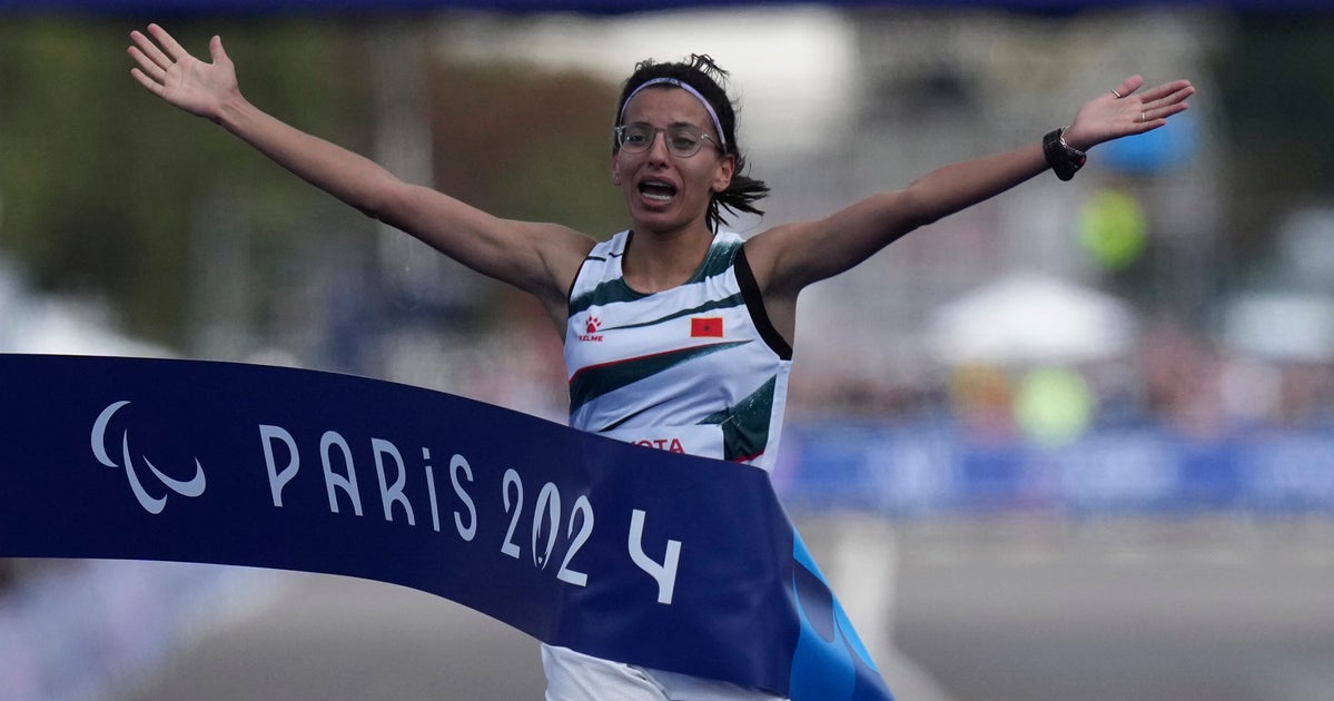 Moroccan Marathoner Smashes Women's World Record On Final Day Of The Paralympics