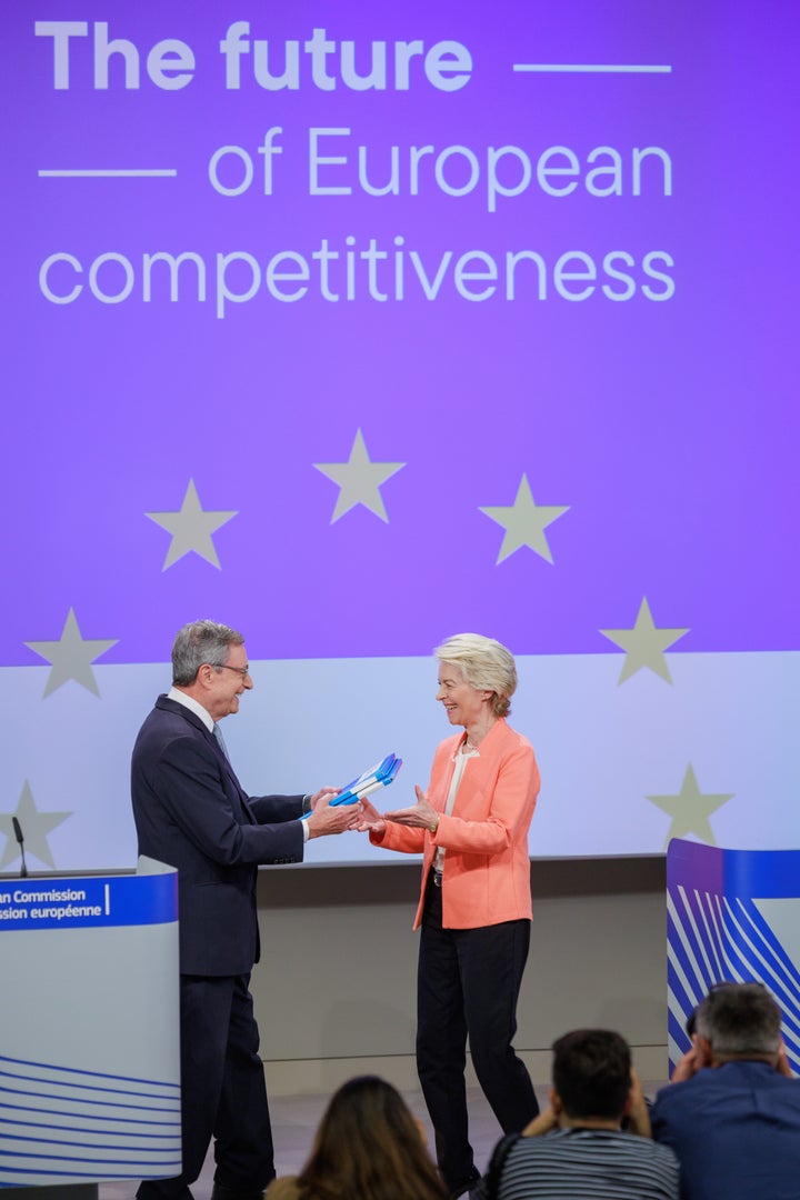 Mario Draghi, Ursula Von der Leyen