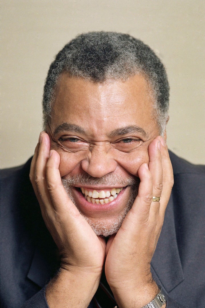 James Earl Jones, poses during interview in Los Angeles, May 7, 1990. (AP Photo/Bob Galbraith)