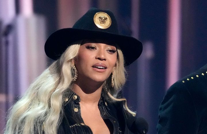 Beyoncé at the iHeartRadio Awards earlier this year