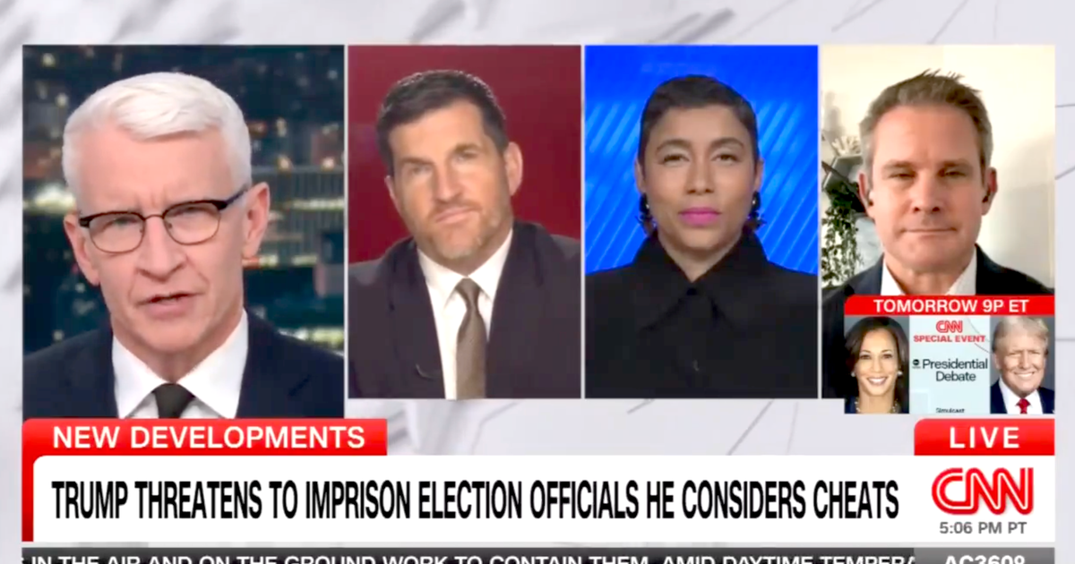 NextImg:Anderson Cooper Expertly Shuts Down Ex-GOP Rep's Defense Of Trump's Lies