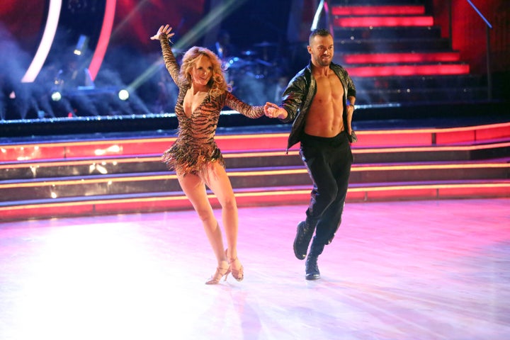 Thompson and Chigvintsev on "Dancing with the Stars."