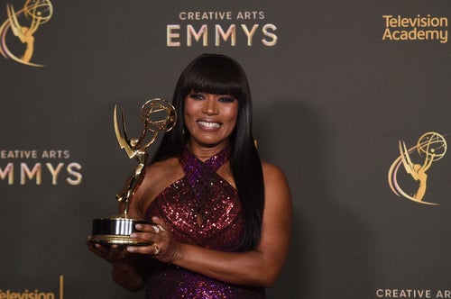 Angela Bassett attends night one of the Creative Arts Emmy Awards on Sept. 7 in Los Angeles.