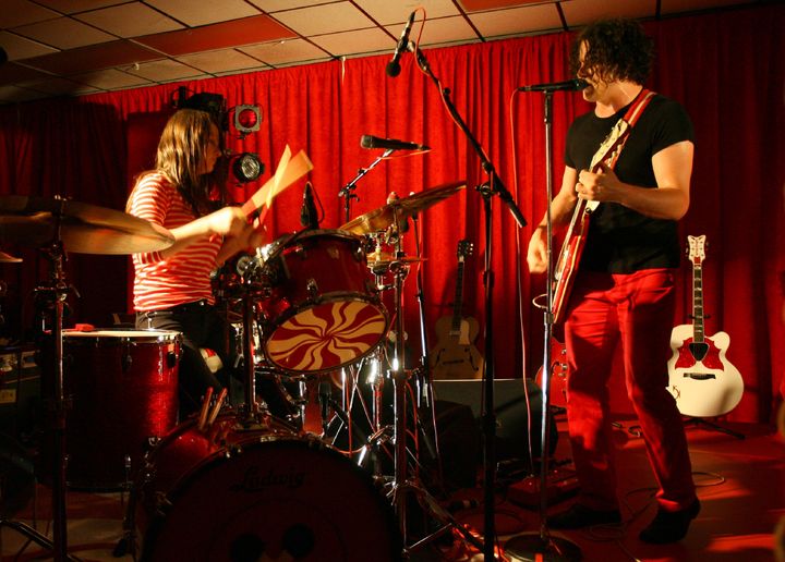 The White Stripes performing in the mid-2000s