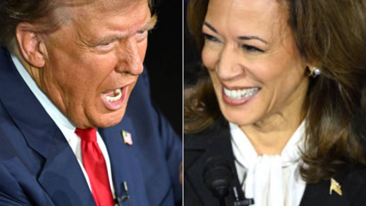 Donald Trump and Kamala Harris took different approaches to their down time during the debate.