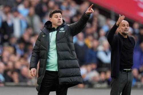 Mauricio Pochettino, left, will succeed Gregg Berhalter as U.S. men’s national team coach, 21 months before the Americans host the 2026 World Cup.