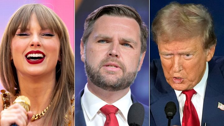 Taylor Swift/JD Vance/Donald Trump