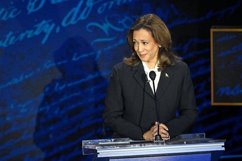 "By maintaining her presidential posture and commanding posture, even as Trump lied and insulted her, she embodied the challenge to the 'angry Black woman' trope without uttering a word, and without taking any of the bait Trump threw," said Julie Gallagher, a professor of history at Penn State University and the author of "Black Women and Politics in New York City."