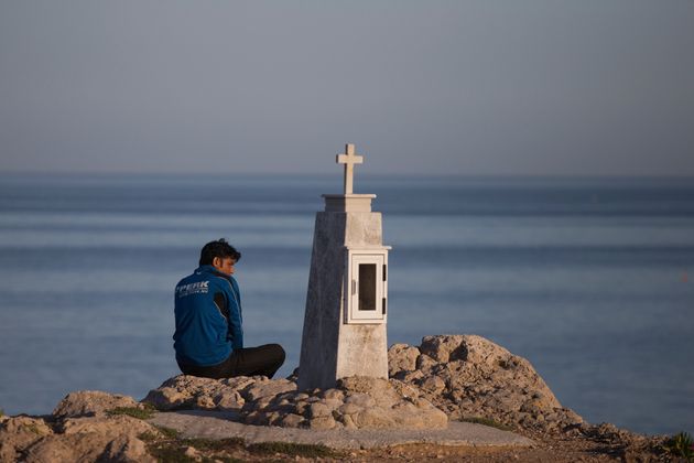 Φωτογραφία αρχείου Μετανάστης στη Λέσβο