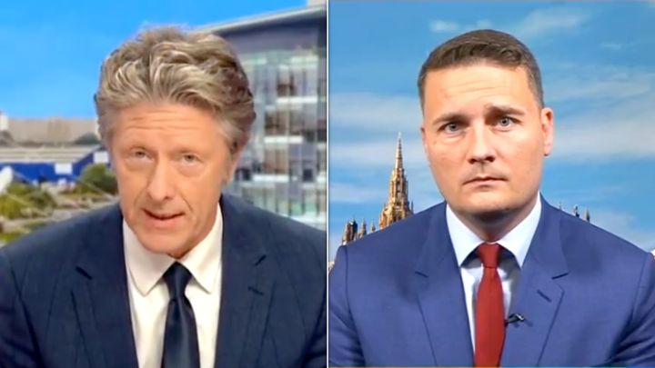 Charlie Stayt skewered Wes Streeting on BBC Breakfast.