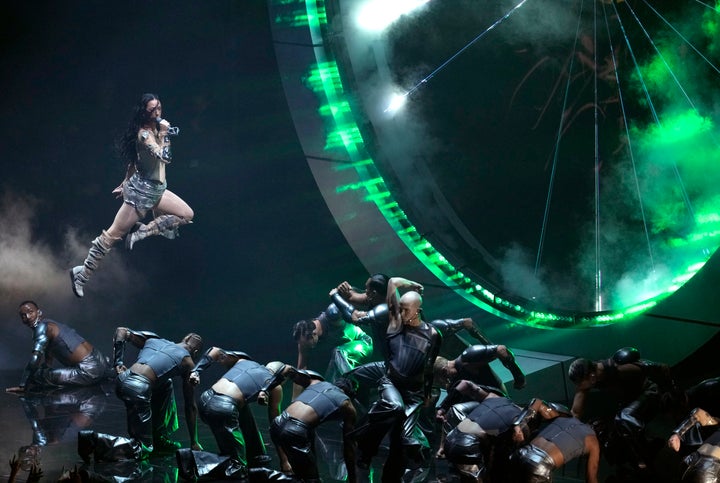 Η Katy Perry στη σκηνή των MTV Video Music Awards, 11 Σεπτεμβρίου 2024, UBS Arena, Νέα Υόρκη. (Photo by Charles Sykes/Invision/AP)