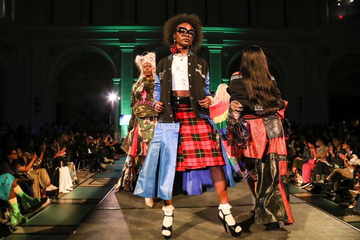 The closing of the dapperQ show featured styles by multiple designers.