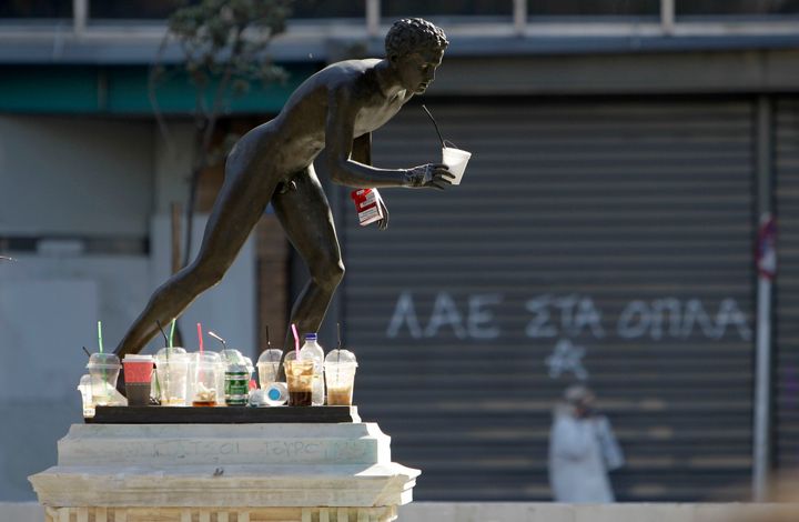 Φωτογραφία αρχείου Αθήνα μετά από διαδήλωση