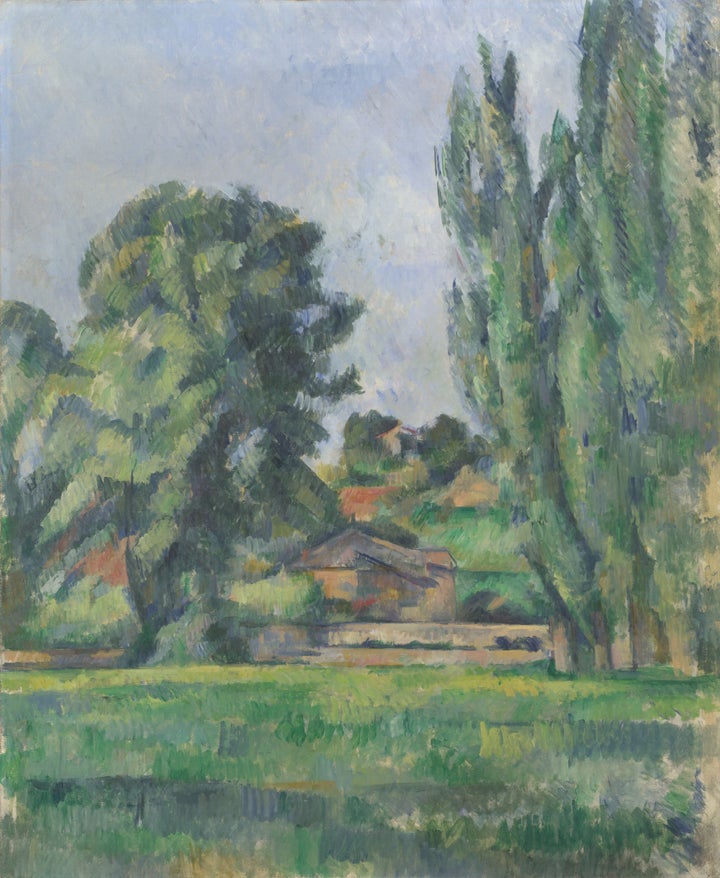 Paul Cézanne, Τοπίο με λεύκες