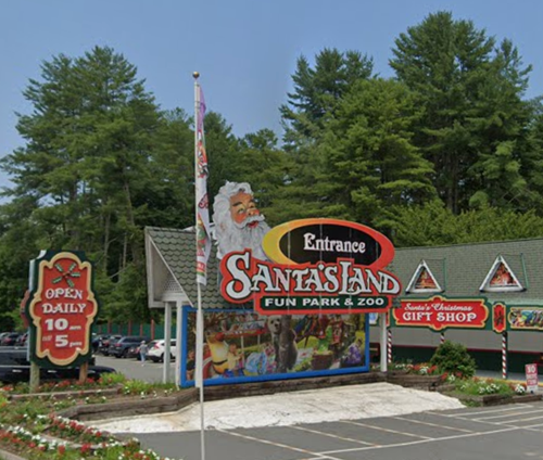 Santa's Land Fun Park & Zoo in Cherokee, North Carolina, in a view from Google Maps