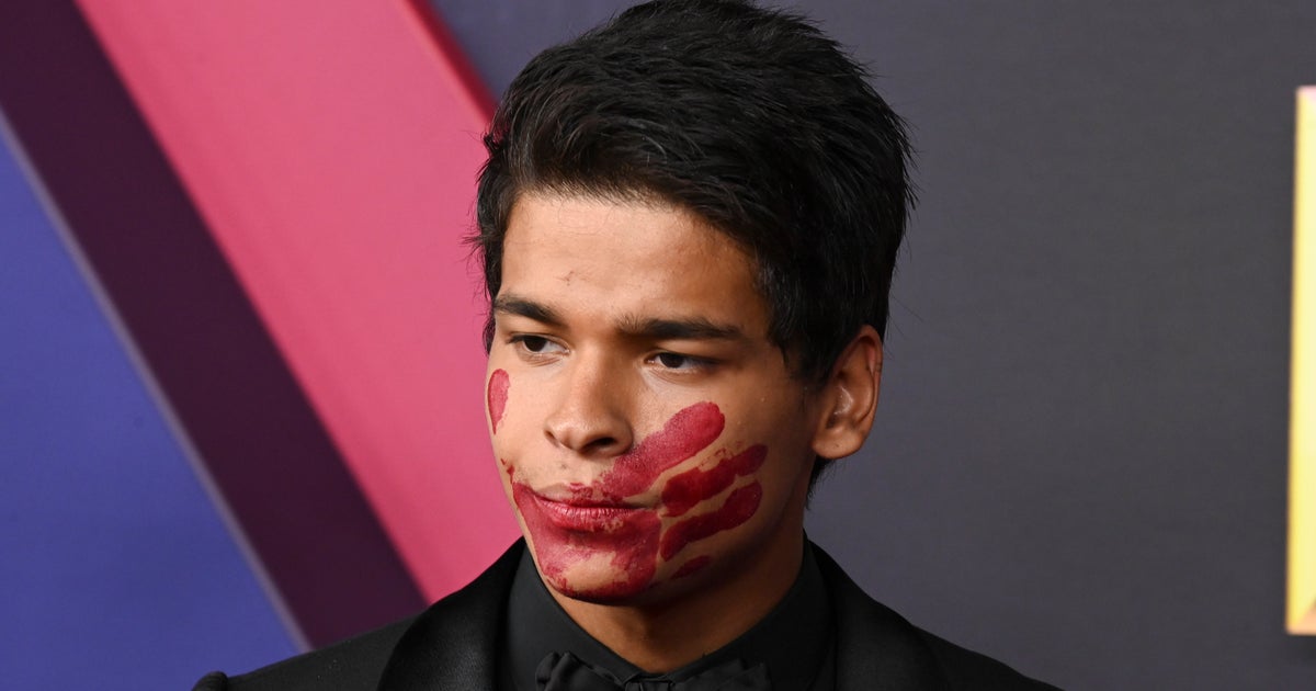 NextImg:The Meaning Behind 'Rez Dogs' Star D'Pharaoh Woon-A-Tai's Red Face Paint At The Emmys