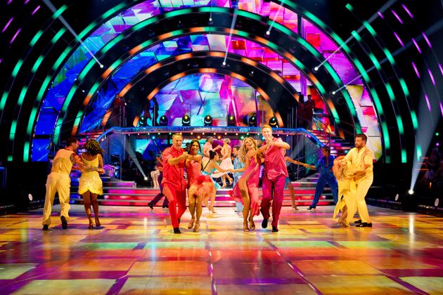 The cast of Strictly Come Dancing 2024 performing during Saturday's launch show