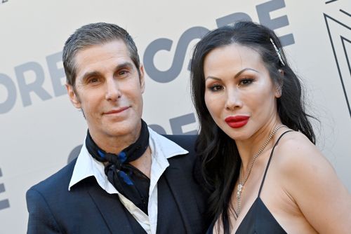 Perry Farrell and Etty Lau Farrell attend the CORE Gala hosted by Sean Penn and Ann Lee in 2022.