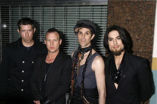 Jane’s Addiction band members (from left to right) Eric Avery, Stephen Perkins, Perry Farrell and Dave Navarro in 2008.