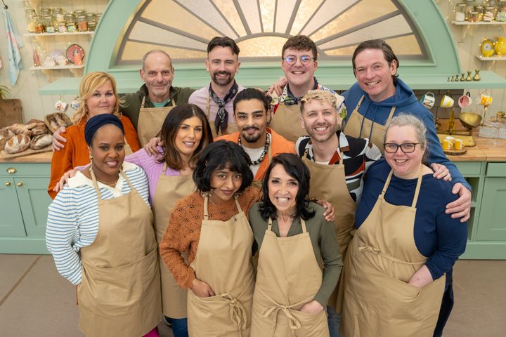 The cast of Great British Bake Off 2024