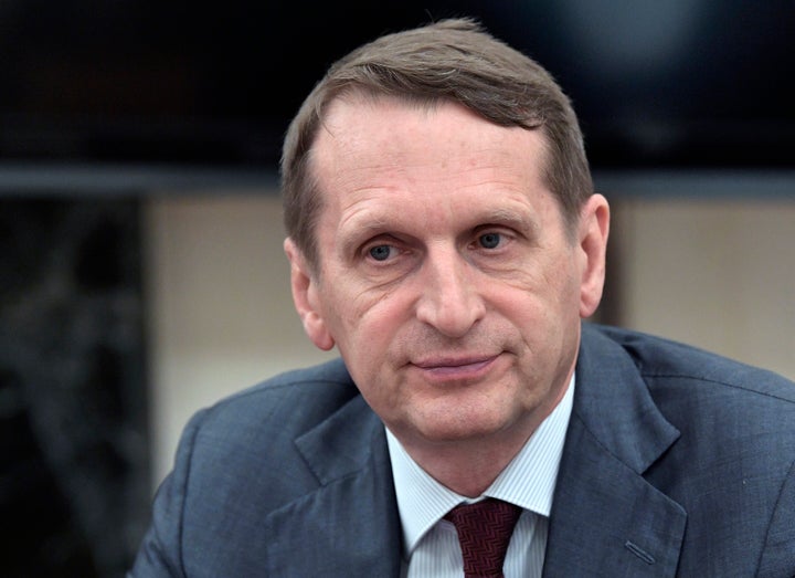 Sergei Naryshkin, head of the Russian Foreign Intelligence Service 