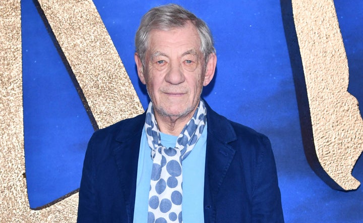 Sir Ian Mckellen at the premiere of Cats in 2019