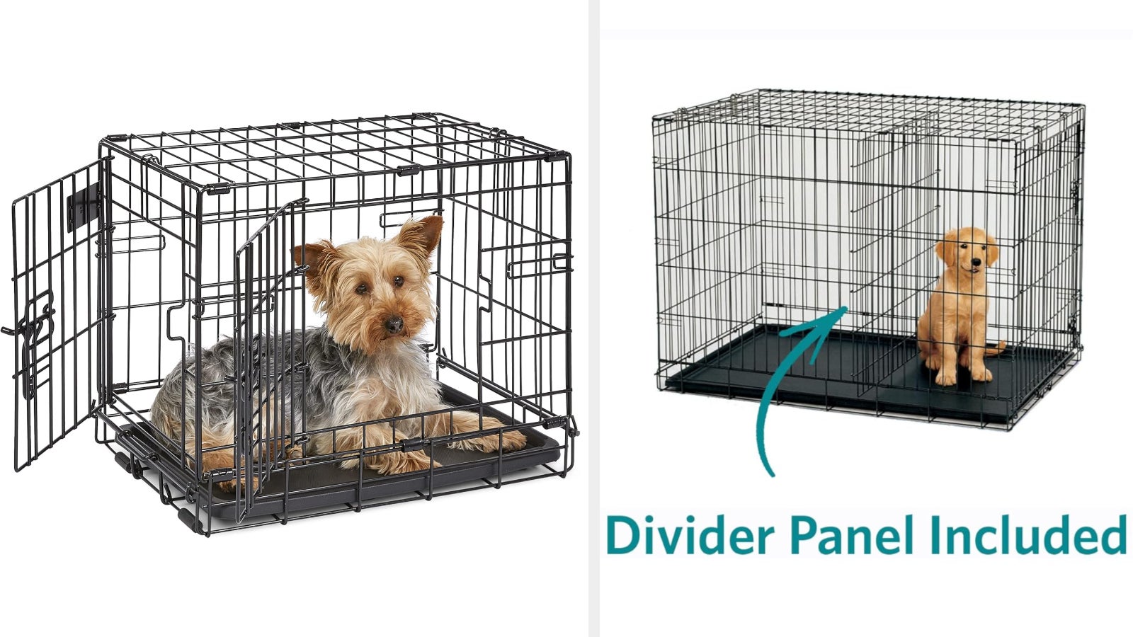 Adjustable dog crate divider best sale