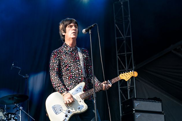 Johnny Marr on stage in 2018